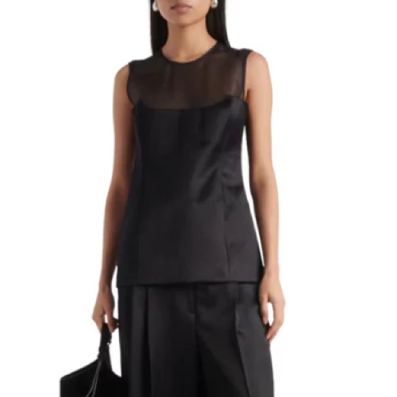 KHAITE Tops - Khaite Sasmo Black sleeveless top